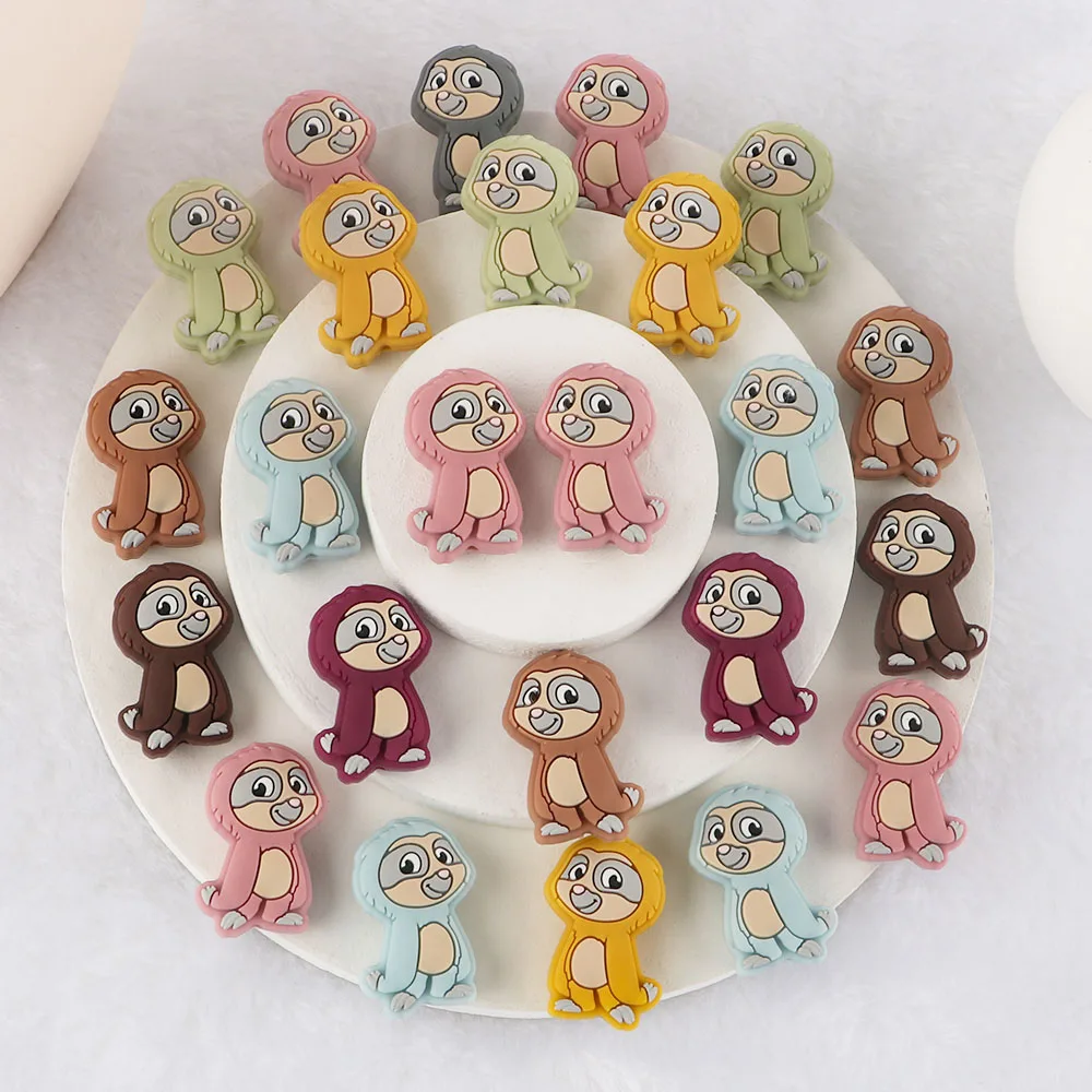 

50/100 шт., силиконовые бусины для прорезывателя соски