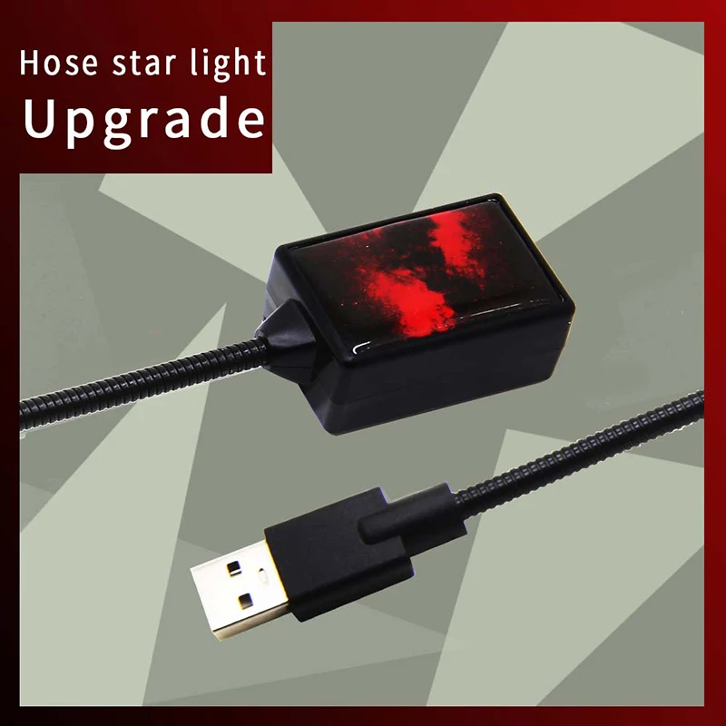 

Интерьерный Галактический Звездный USB-светильник для крыши автомобиля, Звездный лазерный светильник для автомобильной атмосферы, декорати...