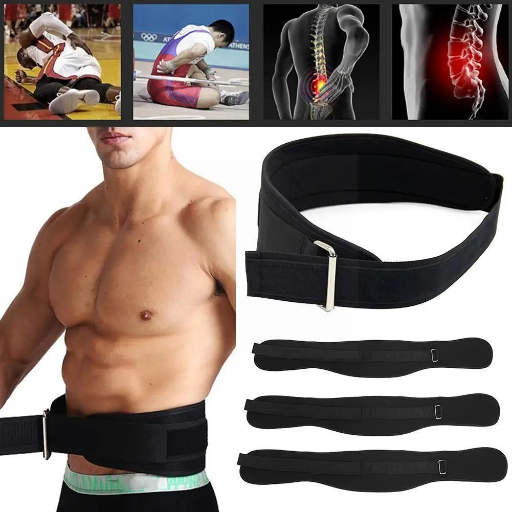 

Тренажер для тяжелой атлетики, пояс для поддержки поясницы, спортивный ремень для силовой атлетики, Защита спины, талии для мужчин и женщин, ...