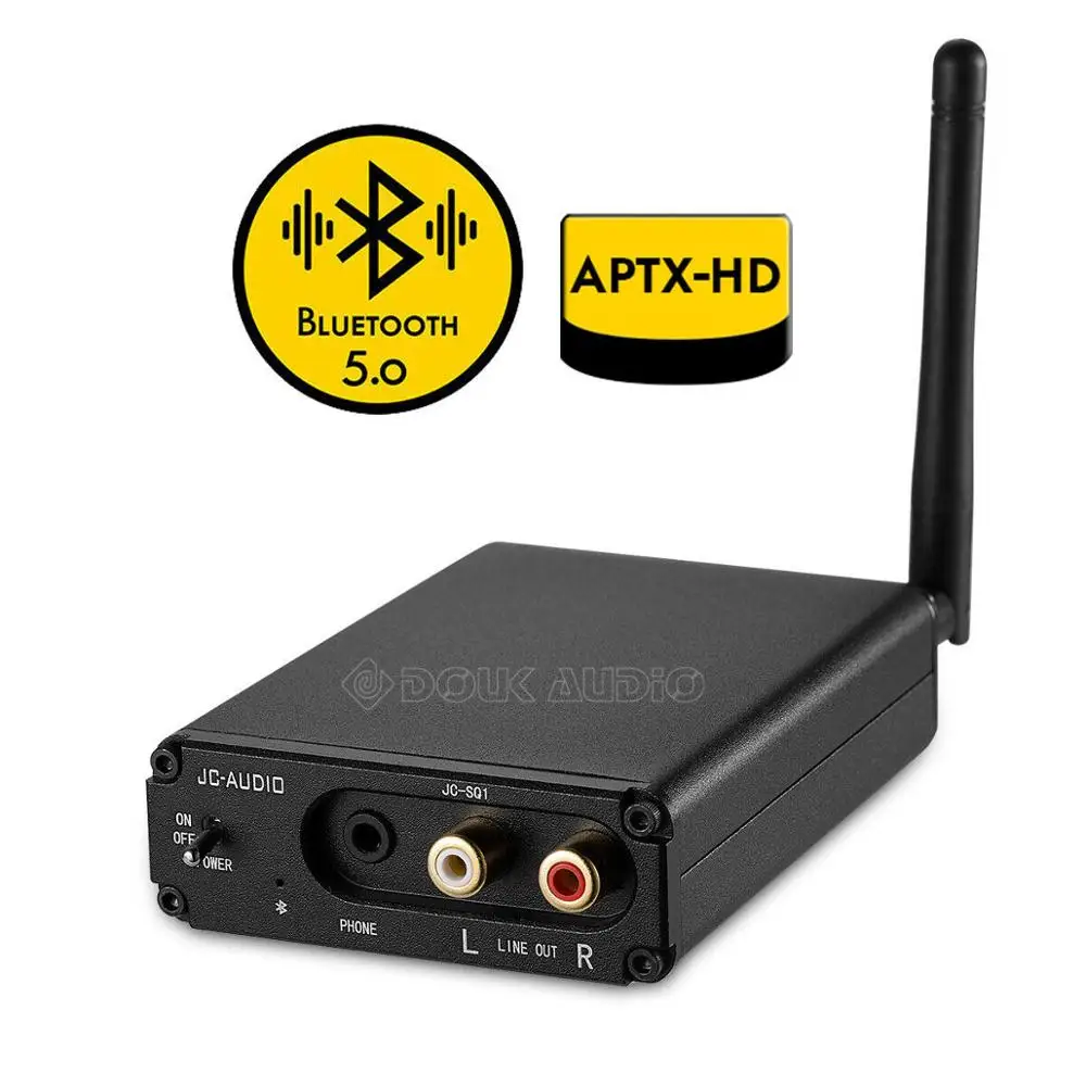 Douk аудио HiFi Bluetooth 5,0 аудио приемник ЦАП цифро-аналоговый преобразователь OPT коаксиальный APT-X