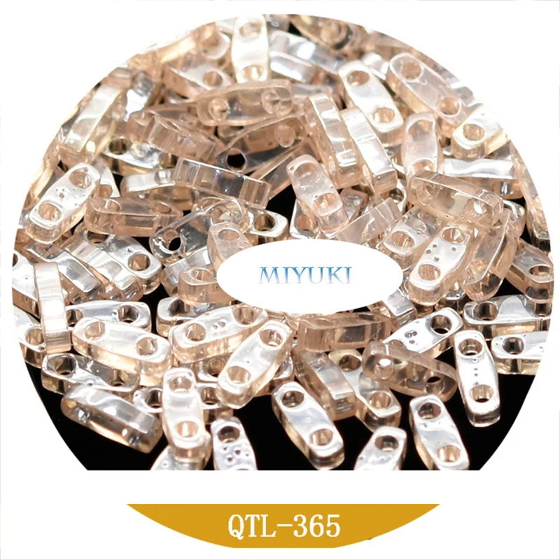 Импортируется из Японии Miyuki 1/4 Тила бусины 5*1 2*1 9 мм 12 Цвет Прозрачный серии Diplopore