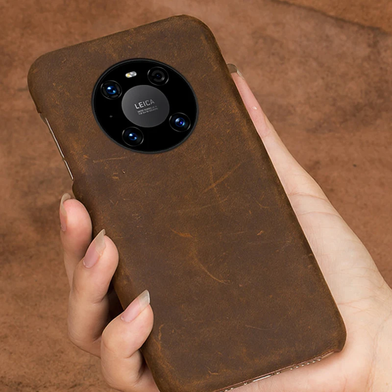 langsidi luxury leather case for huawei mate 40 pro mate 30 20 lite 20x genuine leather cover for huawei p40 lite p30 pro p20 free global shipping