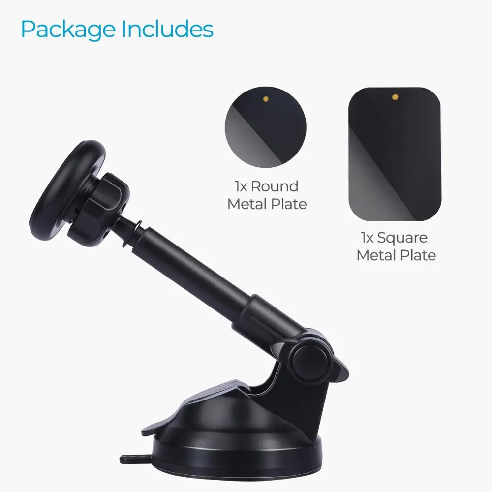 Magnetic Phone Holder Untoom Universal Car Strong Magnet Mount for Windshield and Dashboard iPhone Samsung | Мобильные телефоны и