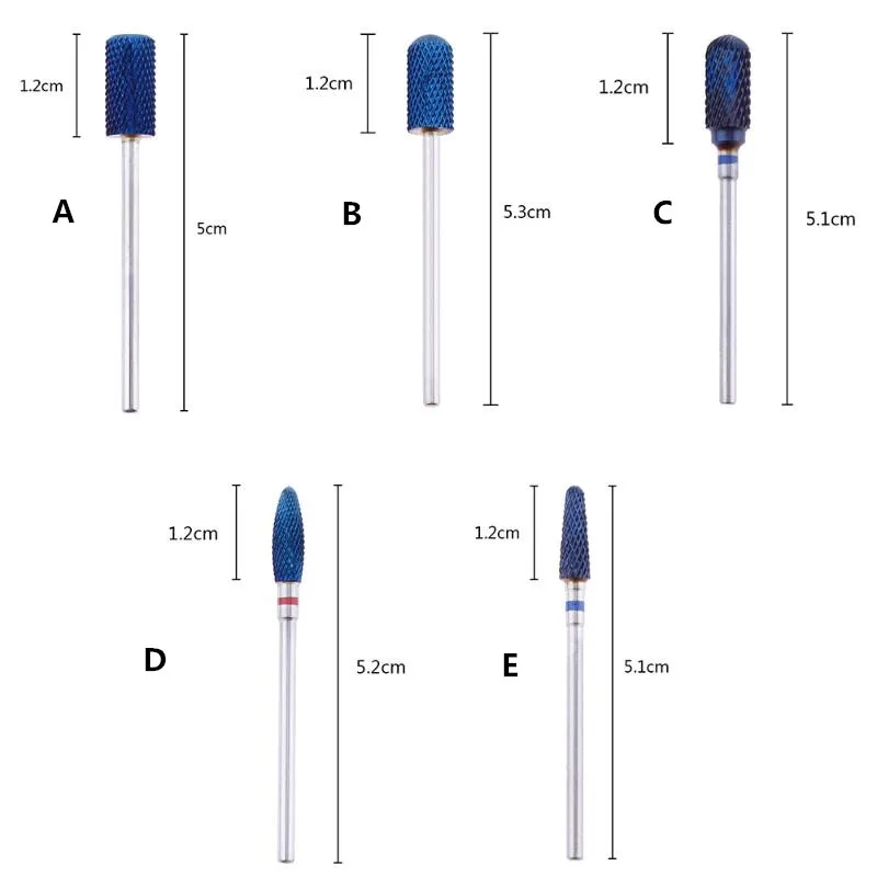 Фреза для маникюра карбидные сверла ногтей Аксессуары маникюрной машины
