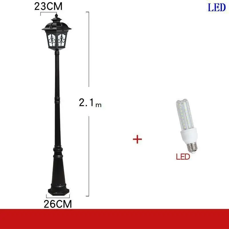 Da Esterno Tuinlamp квадратный Ogrodowe Eclairage уличный светильник внешний светодиодный