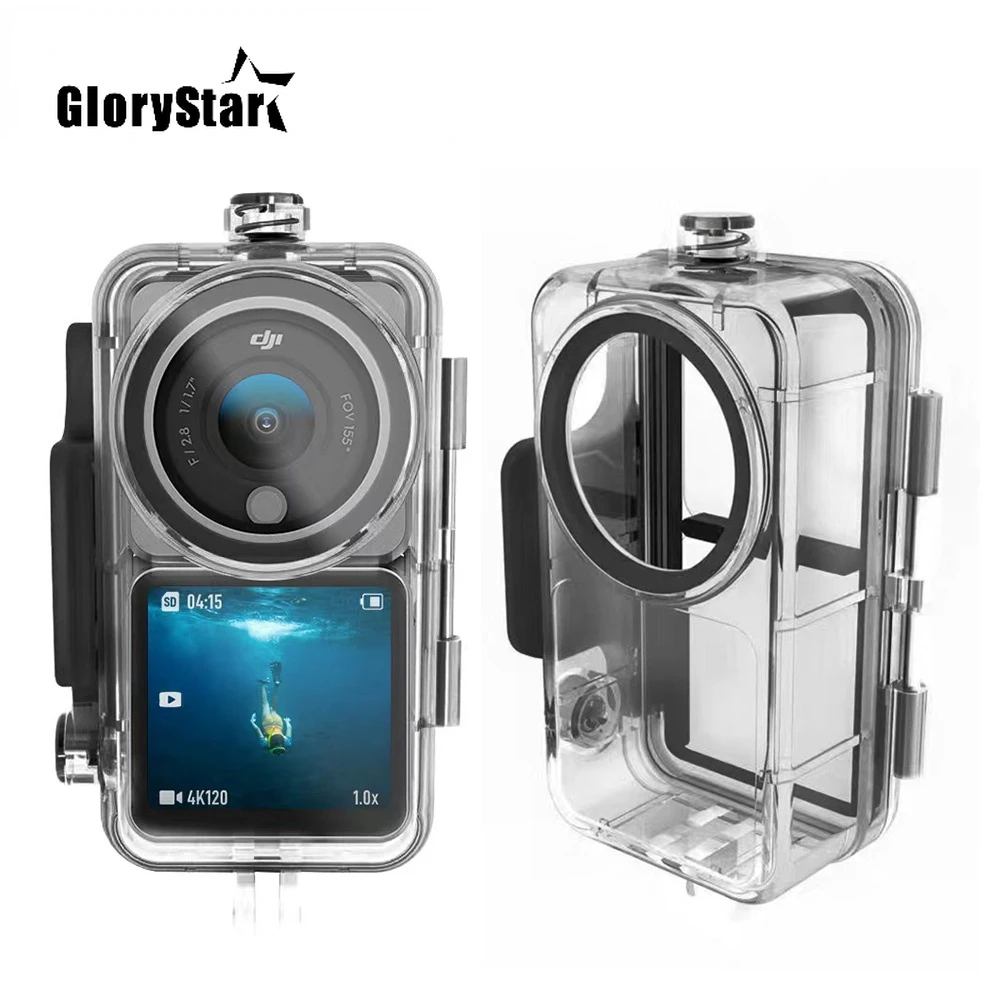 

45m Waterproof Case for DJI Action 2 Diving Shell Housing Cover for DJI Osmo Action 2 Dual Screen Set Sports Camera Accessories