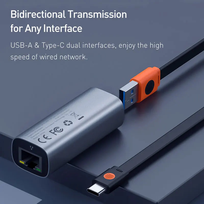 Baseus Тип USB C Ethernet адаптер для RJ45 сетевой карты 3 0 конвертер Windows 10 Macbook Pro