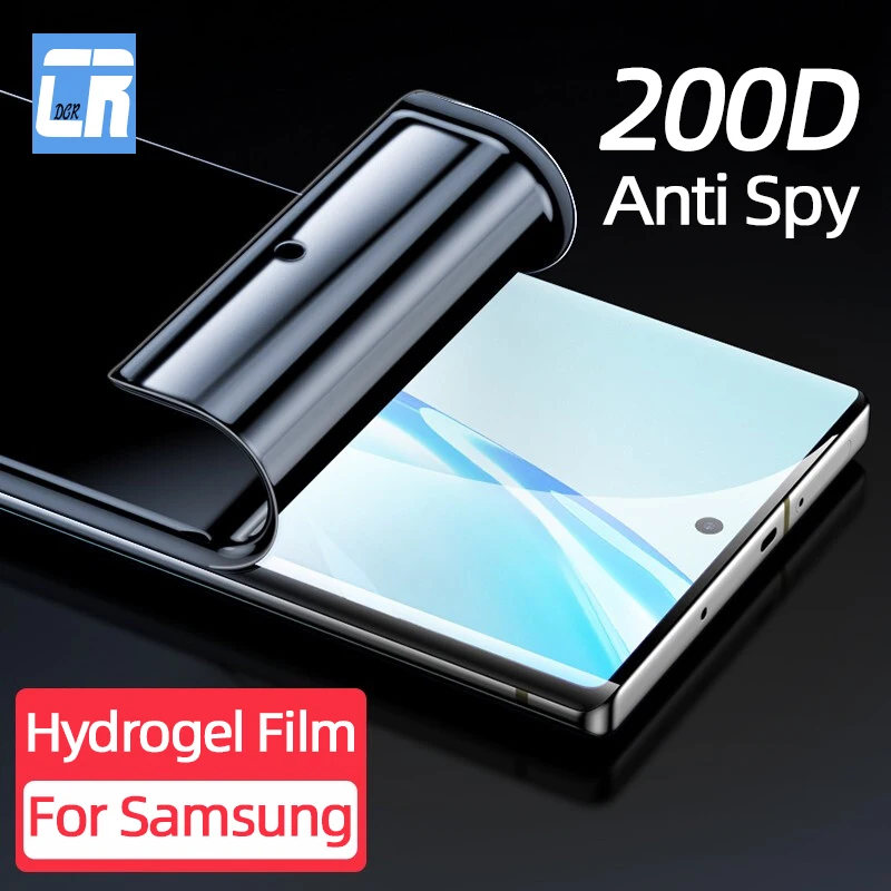 

Full Cover Anti Spy Hydrogel Film for Samsung Galaxy Note 20 Ultra 10 9 S23 S22 S21 S20 S10 S9 S8 Plus Privacy Screen Protector
