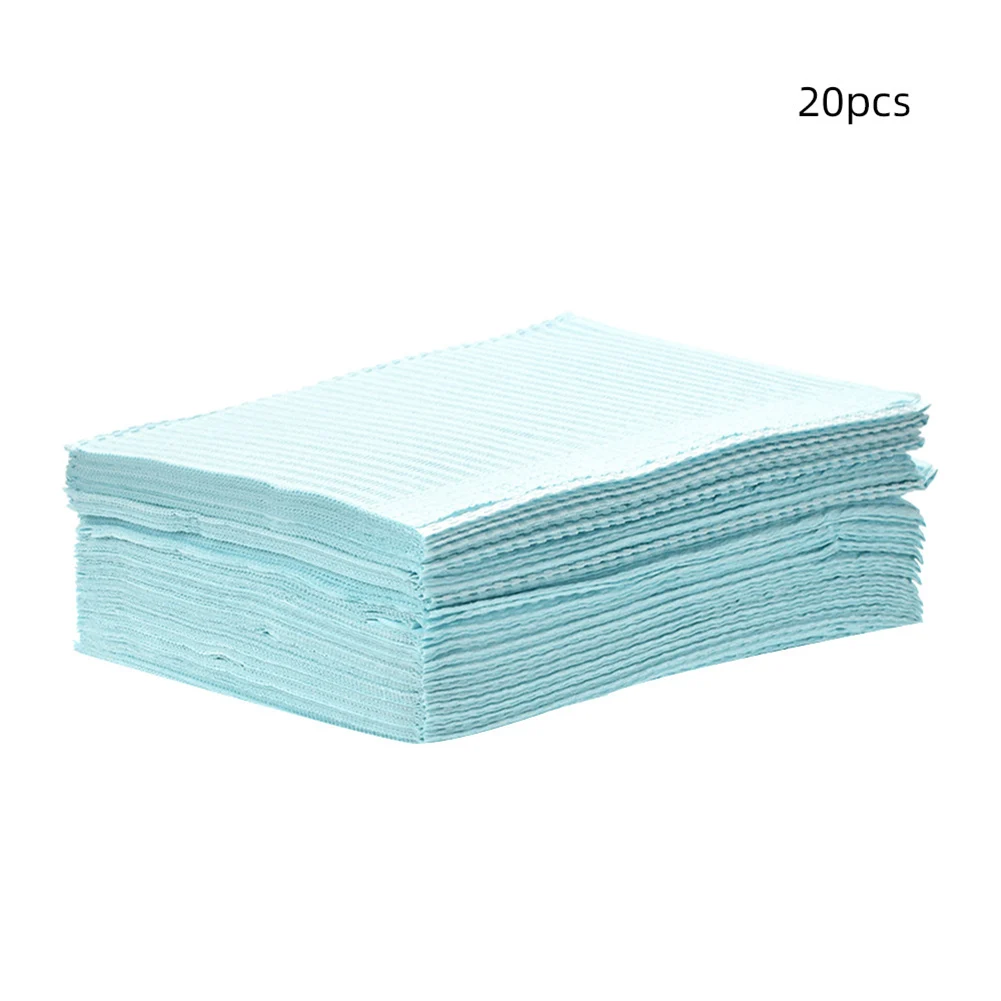

20pcs Disposable Tattoo Clean Pad Tattoo Table Covers Clean Pad Patient Dental Napkins Tattoo Make up Accessories Tattoo Bibs