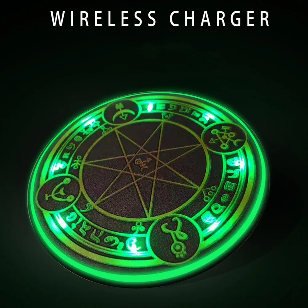 10w fast wireless charger magic array wireless charging pad for iphone samsung huawei xiaomi mobile phone wireless charging pads free global shipping