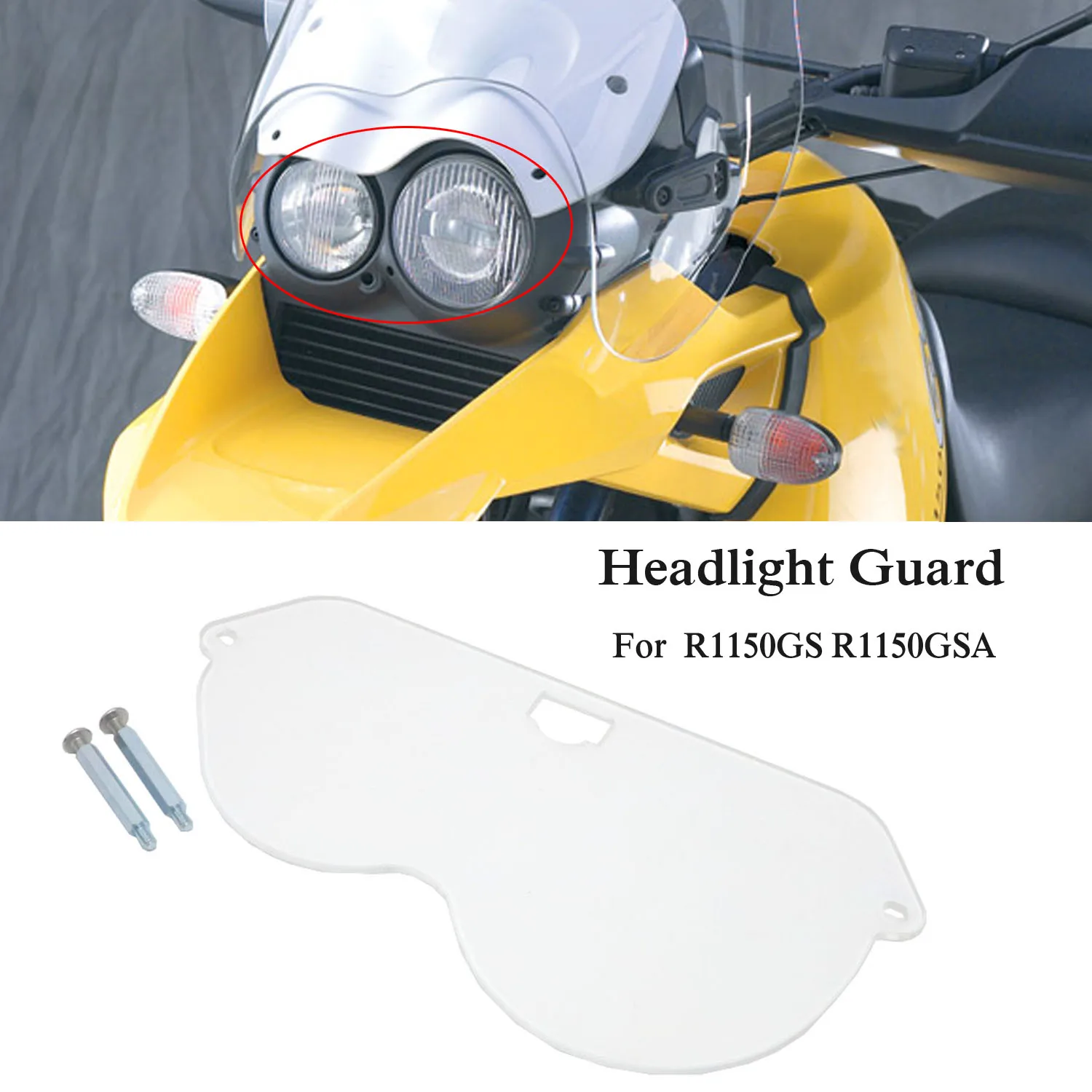 

NEW Motorcycle Accessories R 1150 GS GSA Headlight Headlamp Protector Guard Cover Cap For BMW R1150GS R1150GSA