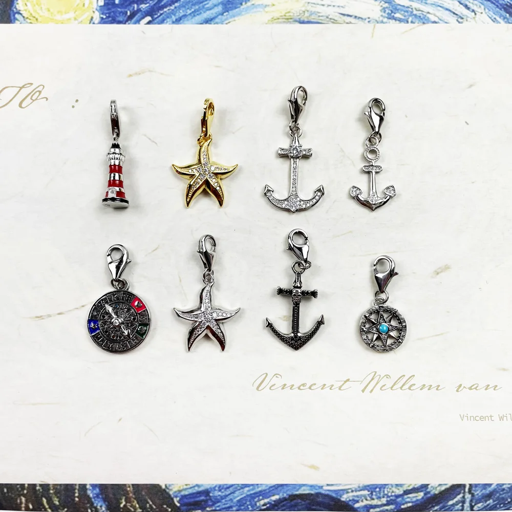 Подвеска-талисман с изображением маяков искусственной звезды океана серебро 925