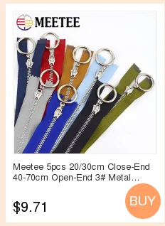 Meetee 10# пластиковые нейлоновые молнии черный открытый конец длинная молния для улицы молния для палатки DIY портной шитье ремесло сумка Одежда Аксессуары
