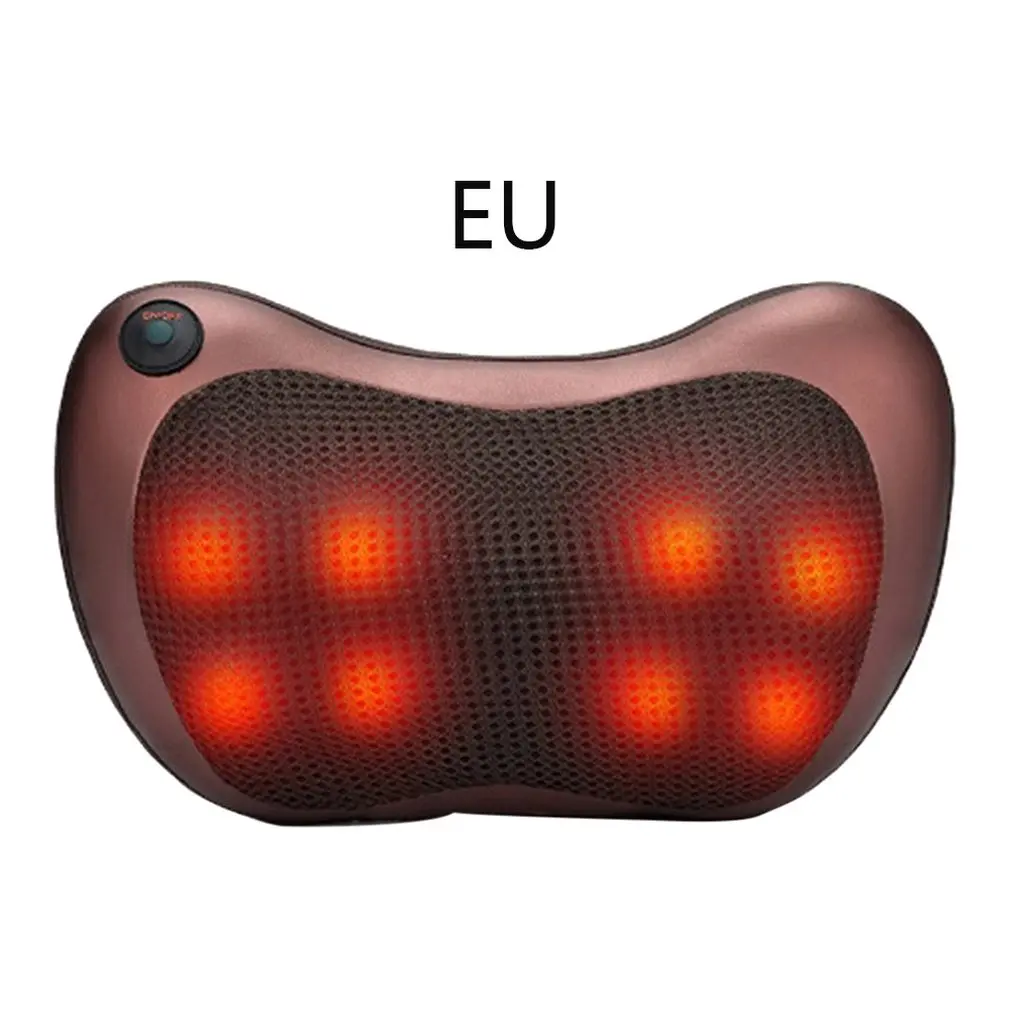 

New Car Home Cervical Spine Massager Neck Waist Back Electric Multifunctional Low Voltage Heating Massage Pillow High Quality