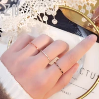 1mm minimalist thin ring black white red enamel titanium stainless steel rings for women rose gold stacking round finger ring