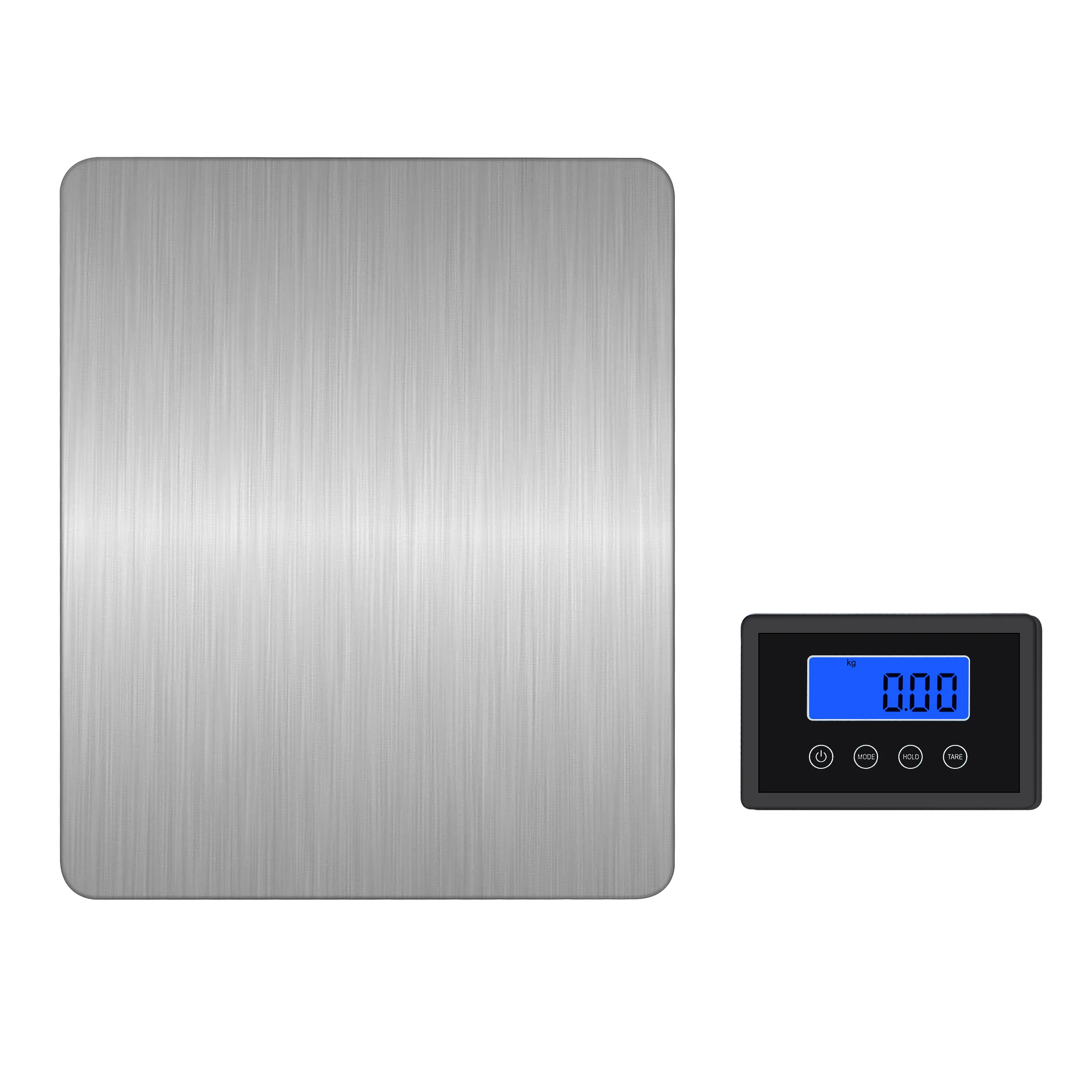 B&aacute;scula electr&oacute;nica port&aacute;til de acero inoxidable, balanza de suelo con pantalla LCD, 180kg-4