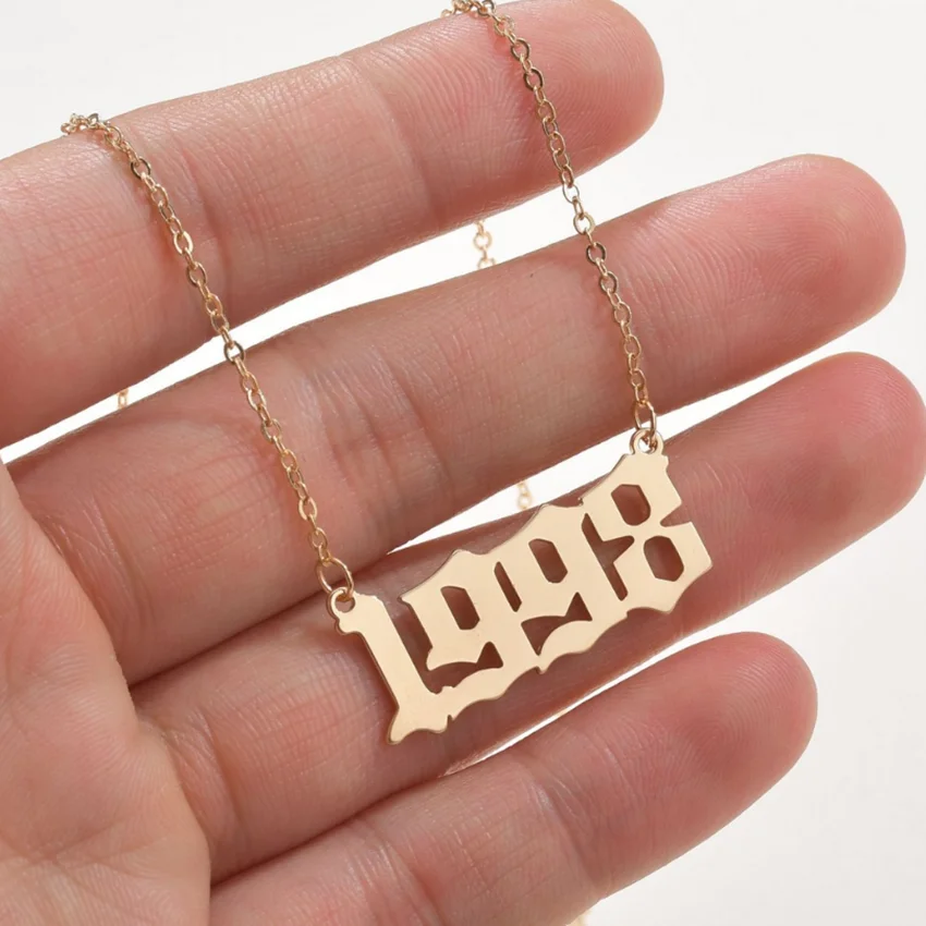 Цепочка с подвеской из нержавеющей стали 1985-2020 лет | Украшения и аксессуары