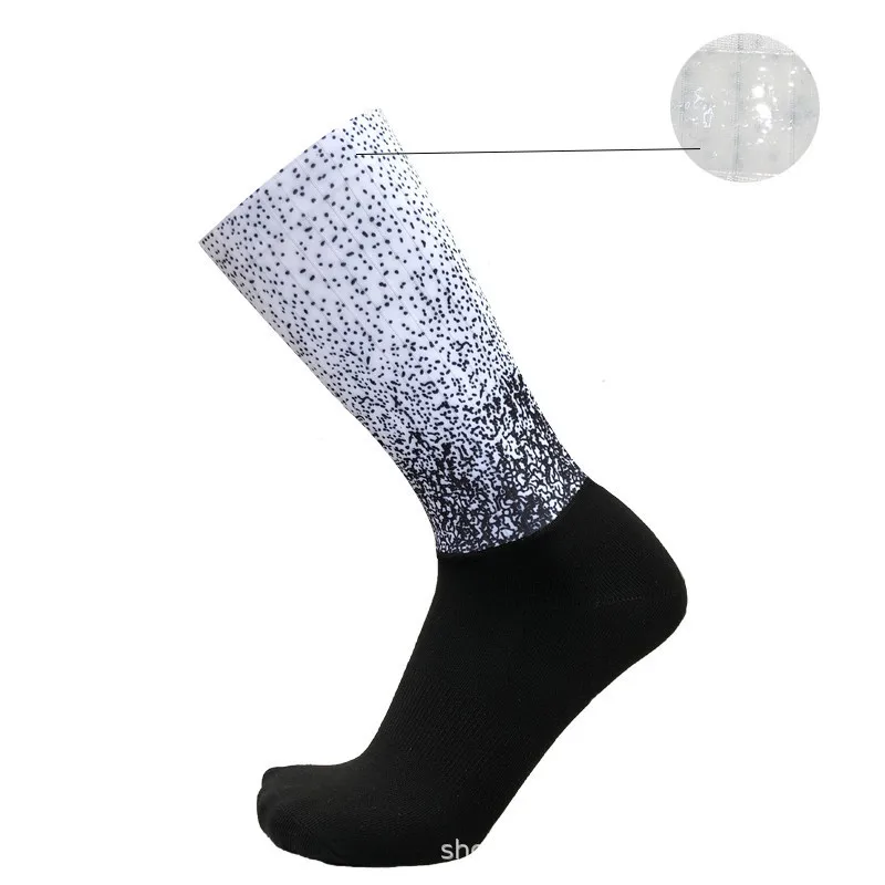 

Новые летние дышащие велосипедные носки, мужские Нескользящие бесшовные аэродинамические велосипедные износостойкие дорожные носки