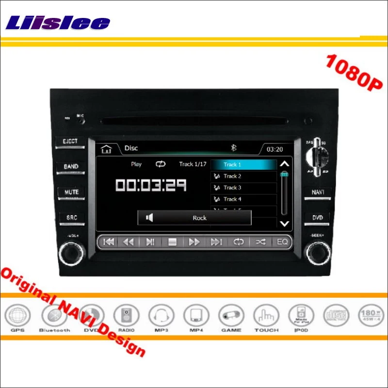Автомагнитола для Porsche Boxter 2005 ~ 2012 автомобильное стерео радио CD DVD плеер GPS