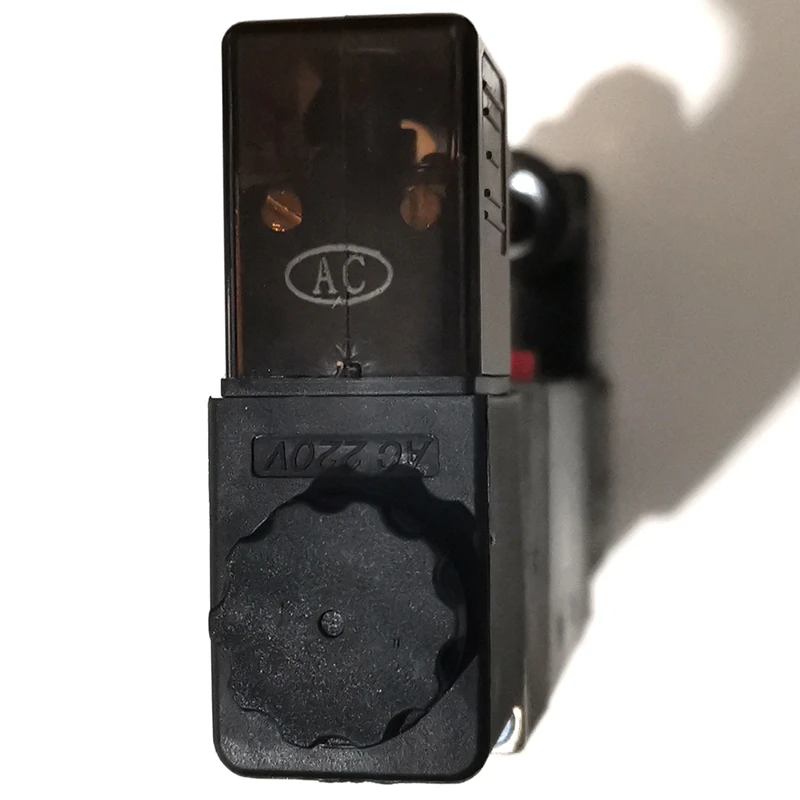 220 В пневматический двойной электрический Соленоидный клапан 2 положения 5