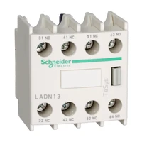 front mounted tesys d instantaneous auxiliary contact module 1no 3nc ring terminal ladn136