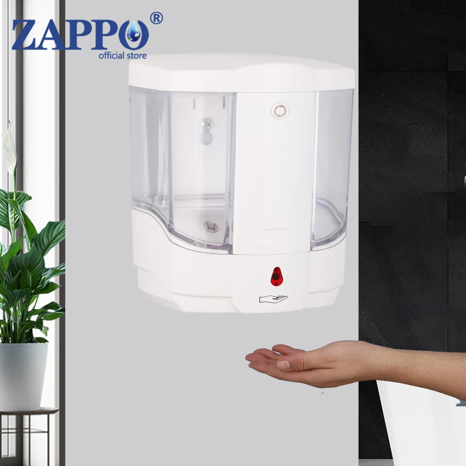 

ZAPPO Automatic Liquid Soap Dispenser 700ML Smart Sensor Touchless ABS Electroplated Sanitizer Dispensador Bottle Seller Advice