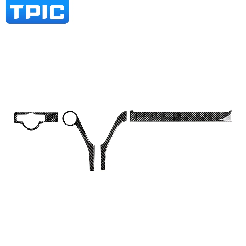 TPIC автомобиль интерьера литье триммер полоски углеродного волокна привод
