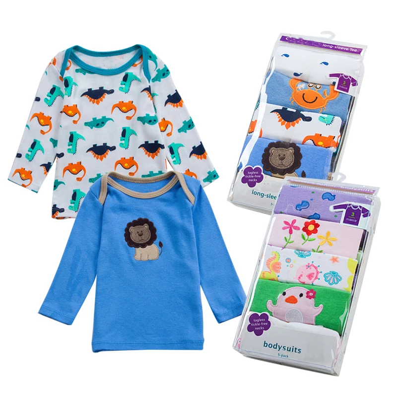 Футболка детская с длинным рукавом и круглым вырезом 100% хлопок|Тройники| |