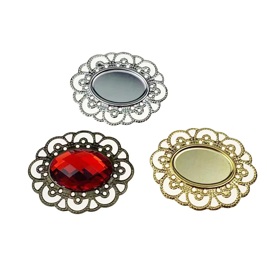 20 шт. 42x36 мм Филигранное кабошонное окантовка коннекторы ремесла украшение своими руками