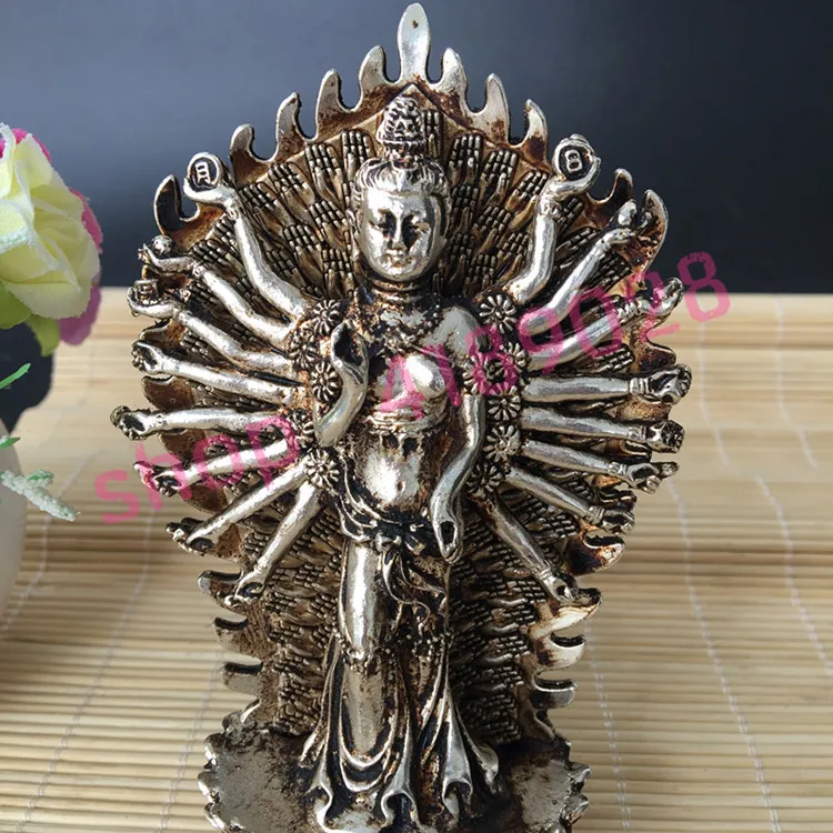 Серебряная система тысячи ручных Guanyin орнамент|Статуэтки и миниатюры| |