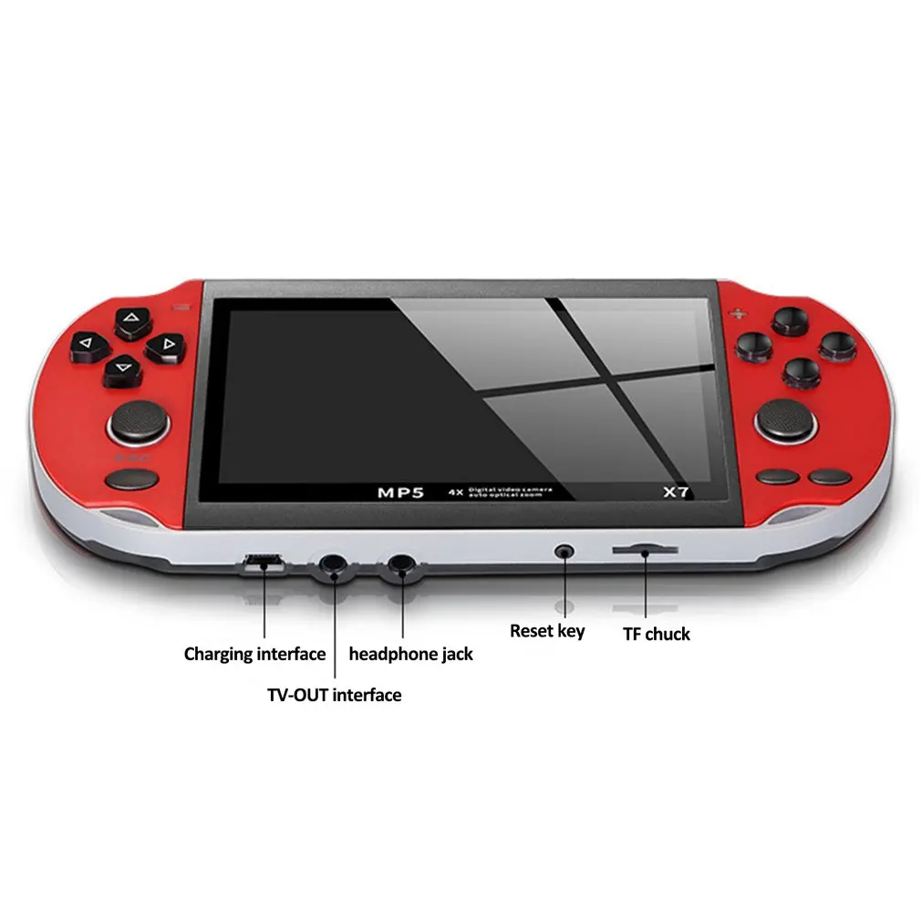4 3 дюймов для GBA портативная игровая консоль X7 Видео игровой плеер 300 Бесплатные