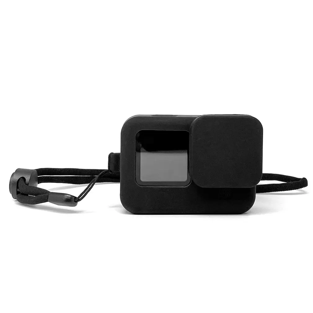 Силиконовая крышка объектива для Gopro Hero 9 Защитная камеры с супер адсорбцией и
