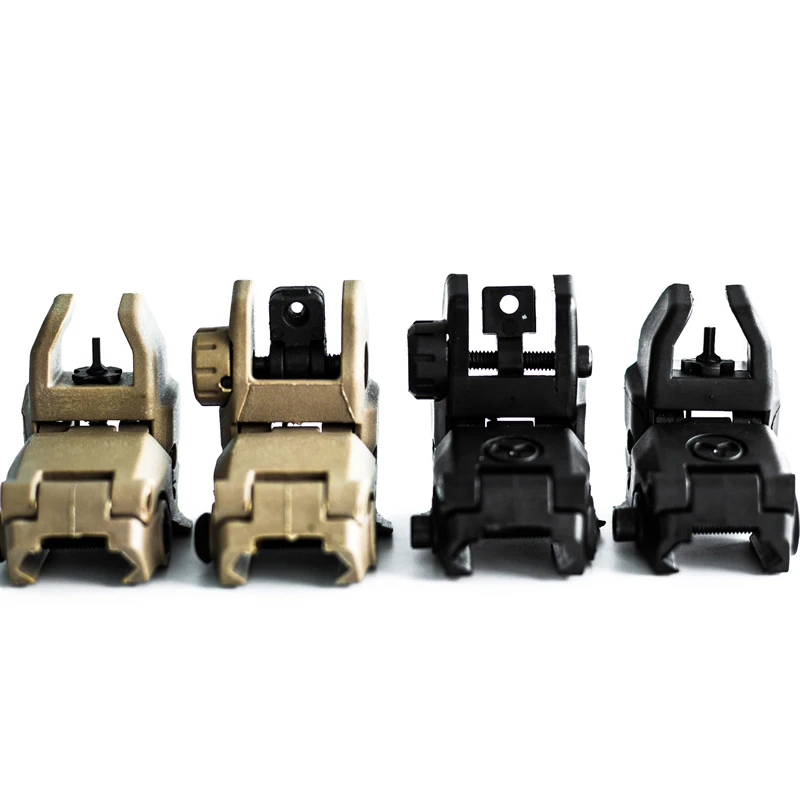 AEG тактический передний задний прицел набор для M4 серии складной дизайн двойной