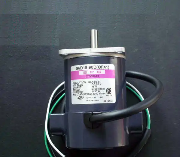 Низкоскоростной мотор шпинделя DC90V 2700 об/мин 18 Вт SPG с высоким крутящим