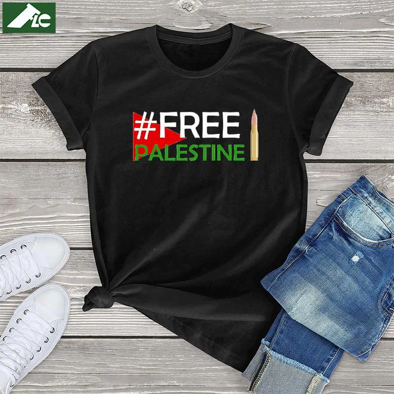 

FREE PALESTINE Tee shirts women clothing Palestinian Lives Matter graphic female T-Shirt girls 90s cotton unisex mens tops 3xl
