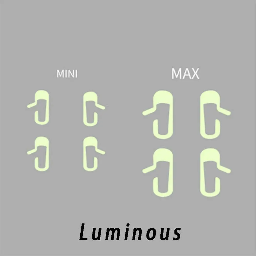 5*5*3 см наконечники открывания двери белый светящийся стикер в комплекте