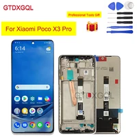 6 67 for xiaomi poco x3 pro lcd display touch screen digitizer assembly for poco x3 pro m2102j20sg m2102j20si lcds