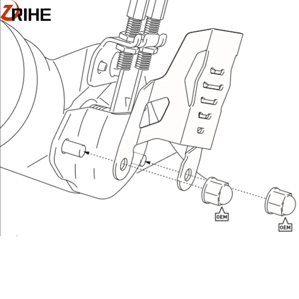 

Motorcycle Aluninum Exhaust Flap Cover Guard Air release valve Protector For Suzuki DL1000 V-Strom1000 2015 2016 2017 2018 2019