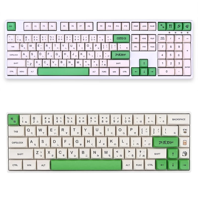 

69HA 137pcs PBT Keycap XDA Profile Custom DYE-SUB Keycap for GK61 64 68 96 126 Layout Cherry MX Switch Mechanical Keyboard