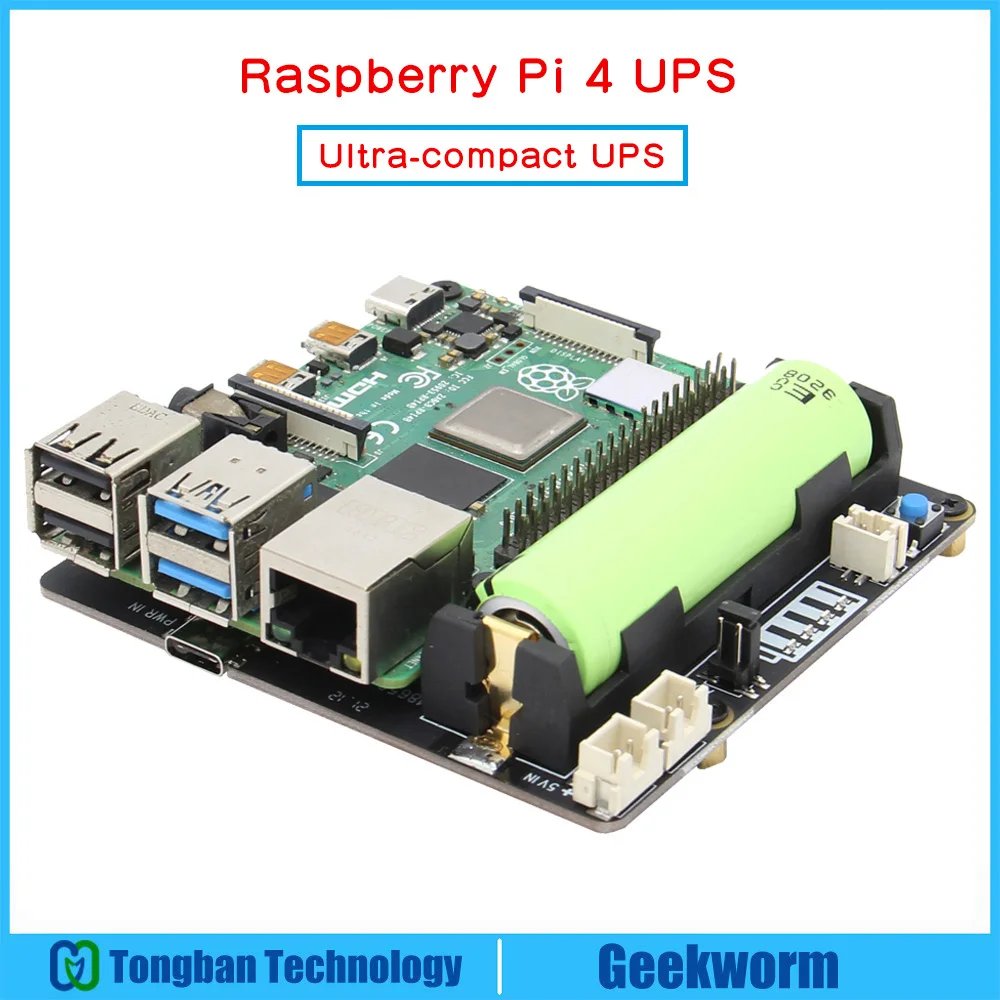 Raspberry Pi 4 Model B X703 18650 ультракомпактный ИБП для только Модель | Компьютеры и офис