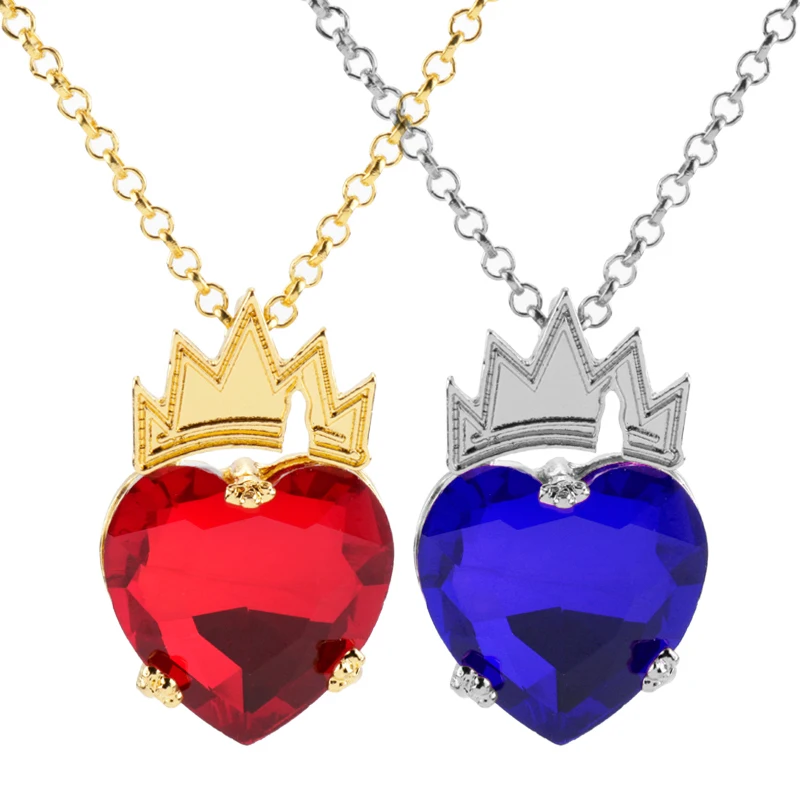 Женское Ожерелье вдохновляющие украшения ожерелья с красным кристаллом и