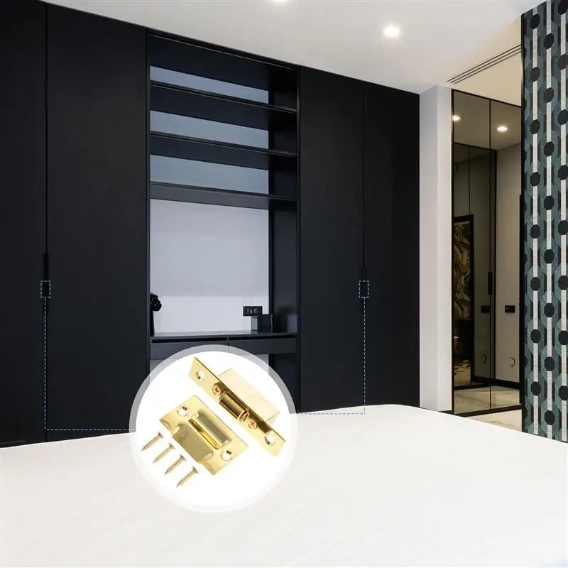 

2pcs Zine-alloy Closet Door Ball Catch Door Ball Catch Durable Door Ball Catch