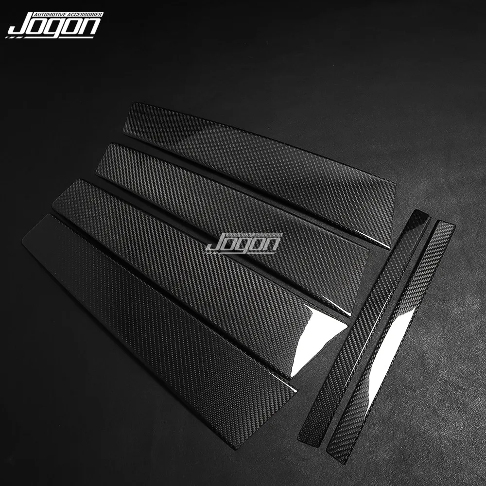 6 шт. декоративные наклейки из углеродного волокна для окна автомобиля BMW G20 G28 3