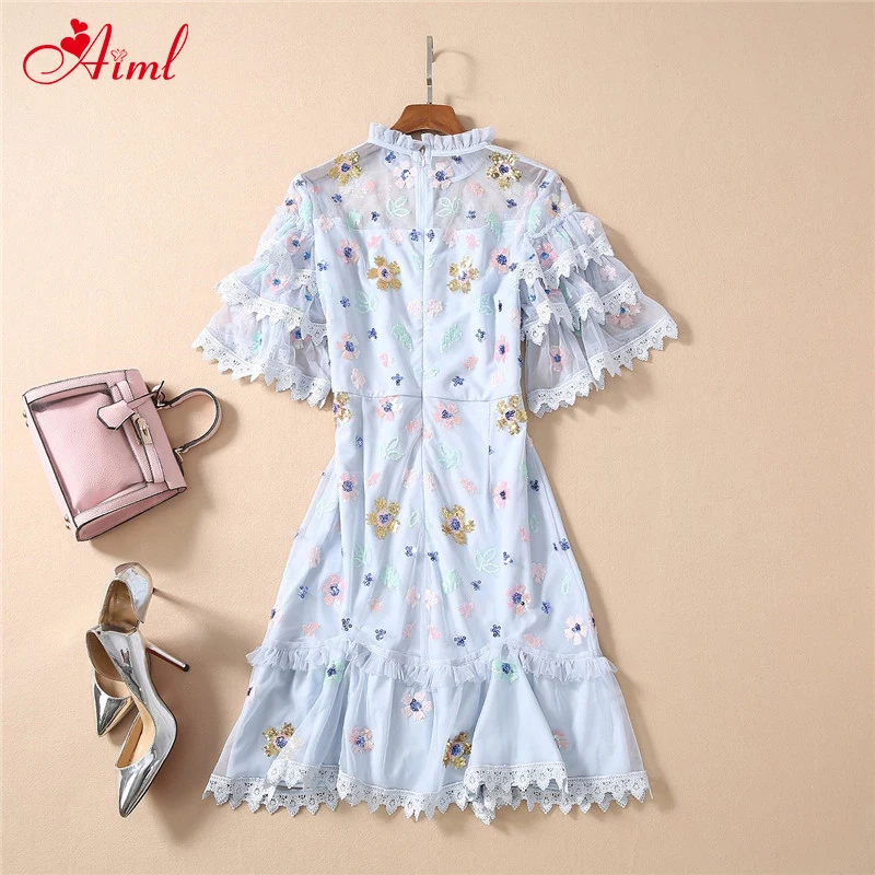 Женское винтажное платье с блестками модельное Дизайнерское черное банкетное