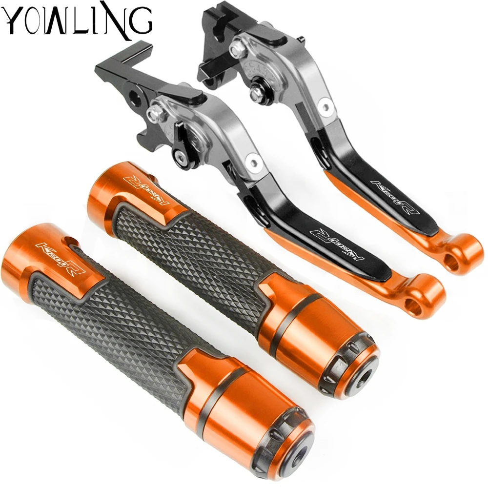 

Motorcycle Accessories Extendable Brake Clutch Levers Handlebar Hand Grips ends For BMW K1200R / SPORT 2005 2006 2007 2008