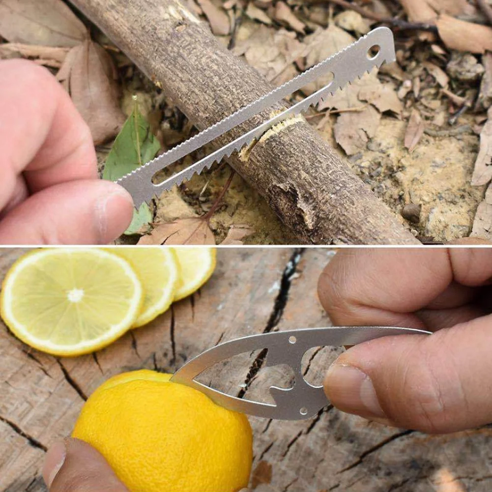 

Multi-functional Folding Wood Fishhook Card Stove for Outdoor Picnic
