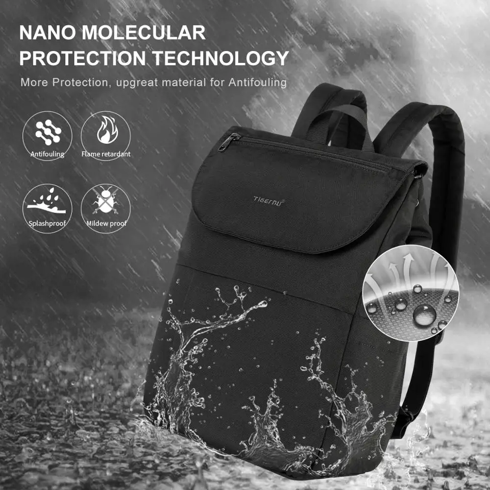 Tigernu новый модный противообрастающий рюкзак светильник вес мужской женский