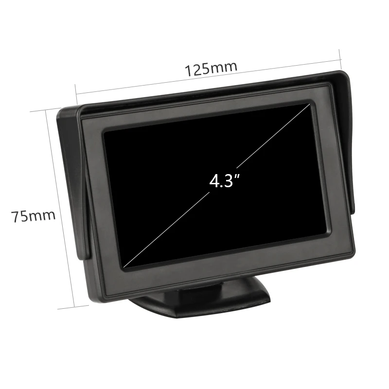 4 3 дюймовая TFT LCD Беспроводная камера s автомобильный монитор дисплей заднего вида