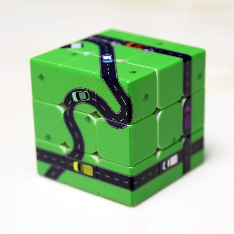 Green Highway УФ печать индивидуальные защиты зрения 3x3x3 Кубик Рубика для