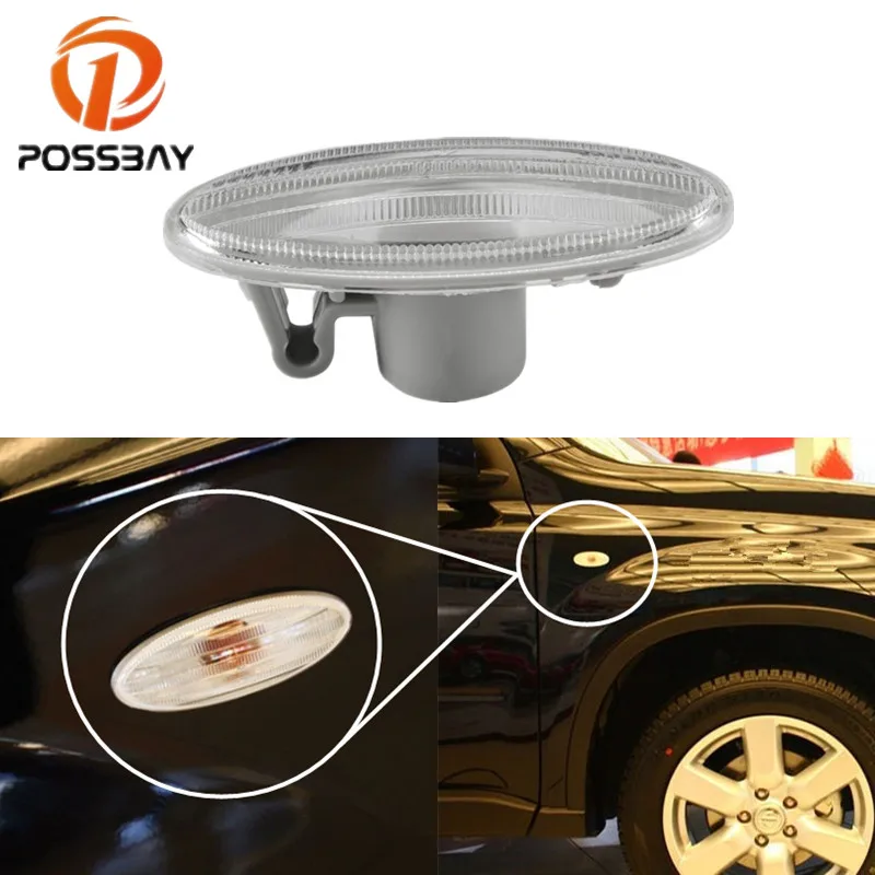 POSSBAY Car Fender Light Cover Front Side Turn Signal Lights Housing Fit For Nissan Cube 2009-2013 X-Trail 2007-2013 Lamp Base | Автомобили